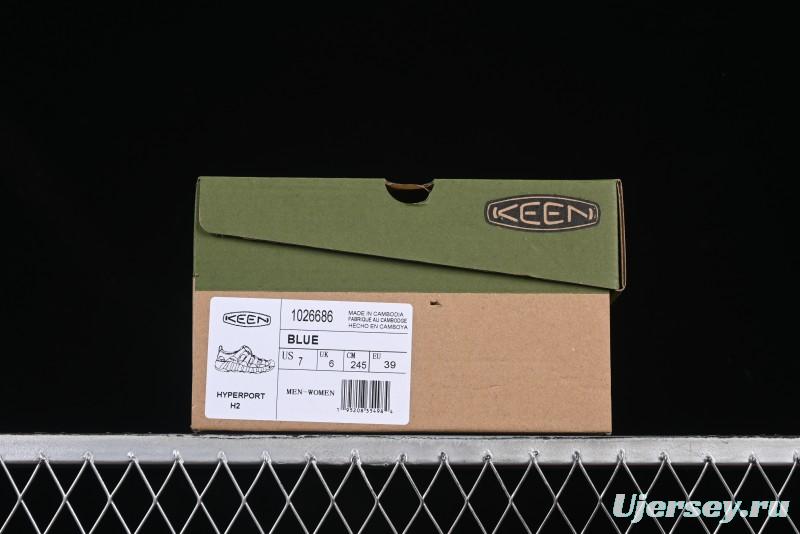 Keen Newport H2 Outdoor Sports Water Sandals with Drainage and Toe Protection - 1026686BLUE