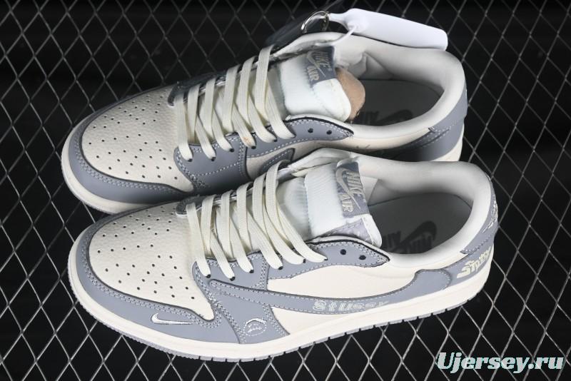 Nike Travis Scott x Fragment Design x Air Jordan 1 Low OG SP Sneakers - LD2025-001