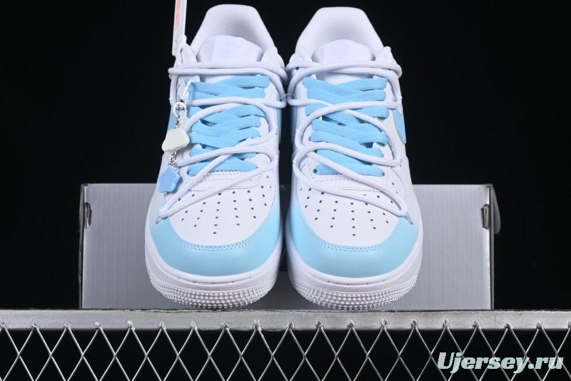 Nike Air Force 1'07 Low Ice Blue Mojito Casual Sneakers - CQ2288-801