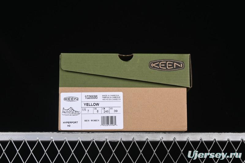 Keen Newport H2 Outdoor Sports Water Sandals with Drainage and Toe Protection - 1026686YELLOW