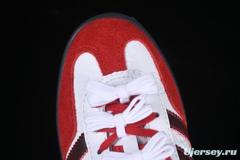 Adidas Originals Gazelle Indoor II Retro Casual Slip-Resistant Wear-Resistant Low-Top Sneakers - II0013