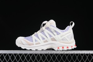 Salomon XT-Wings 2 Trail Running Shoes – Cream & Lavender Edition