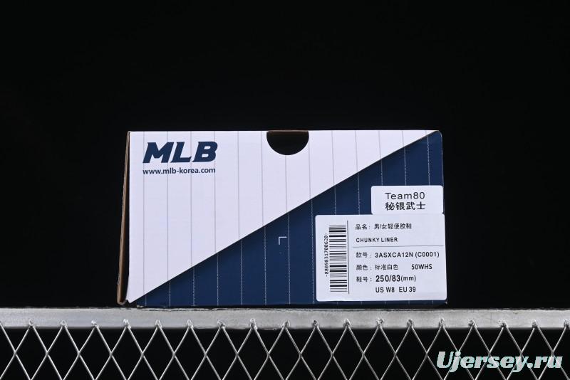 New York Yankees MLB Chunky Liner Custom Platform Casual Sneakers - 3ASXCA12N50WHS