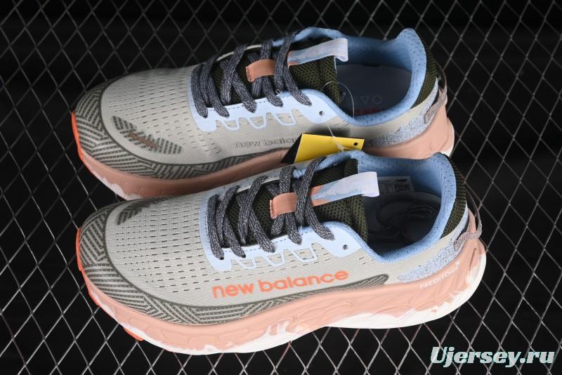 New Balance Fresh Foam X More V3TDS Low-Top Running Shoes with Durable Slip-Resistant Outsole - MTMORUG3