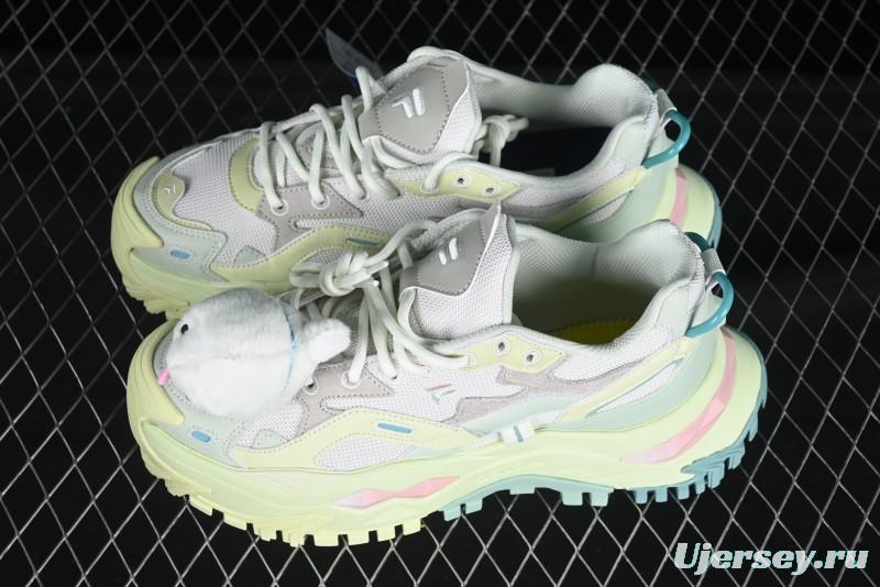 Playful Pastel Chunky Sneakers with Plush Bird Charm – Bold & Whimsical Streetwear Kicks