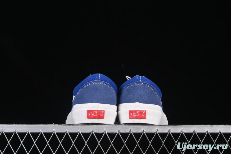 Vans Premium Old Skool 36 Retro Skate Shoes with Full-Grain Leather and Cushioned Insole - VN000CQDDWR