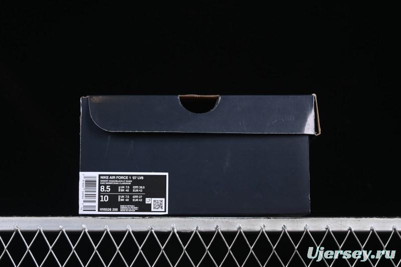 Nike Air Force 1'07 Low Casual Sneakers with Full-Length Air Cushion - HV6526-200