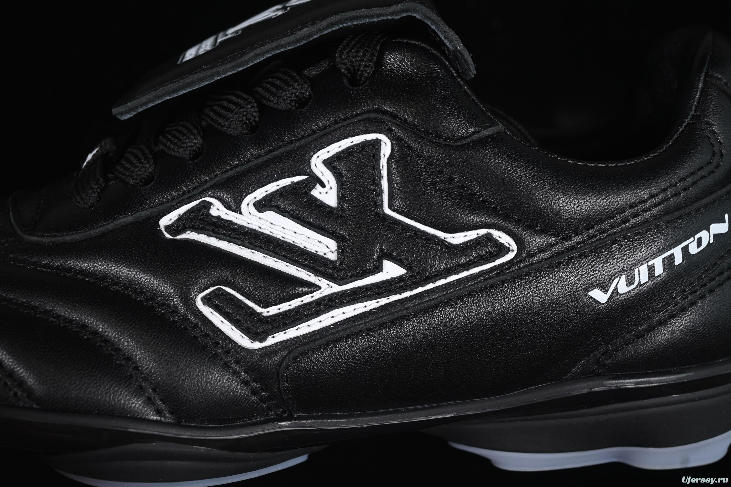 Louis Vuitton Footprint Soccer Low-Top Lifestyle Casual Shoes Round Toe Lace-Up - AJF6