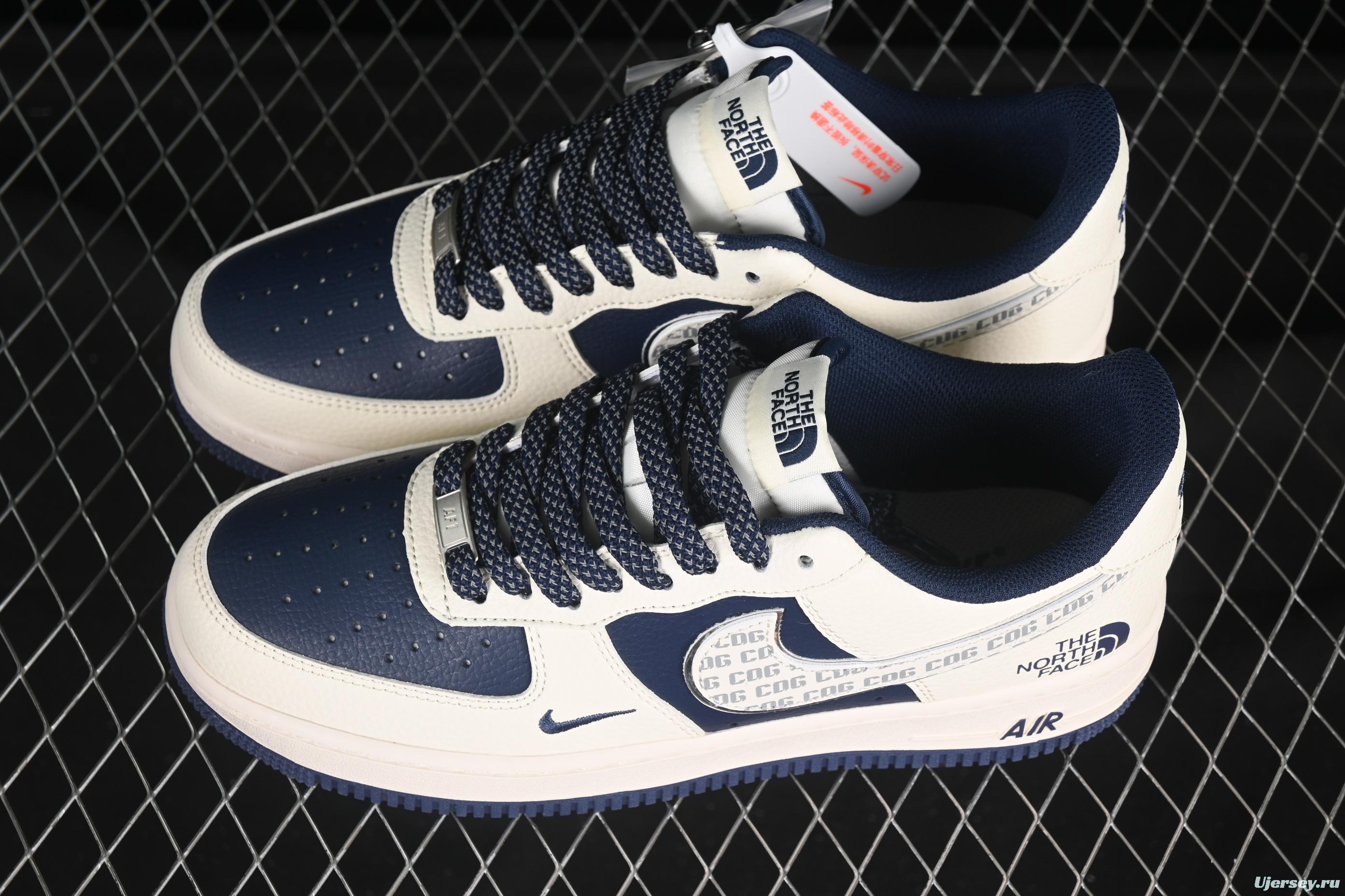 Nike Air Force 1'07 Low The North Face x Comme des Garçons Dark Blue Casual Sneakers - HH7518-075