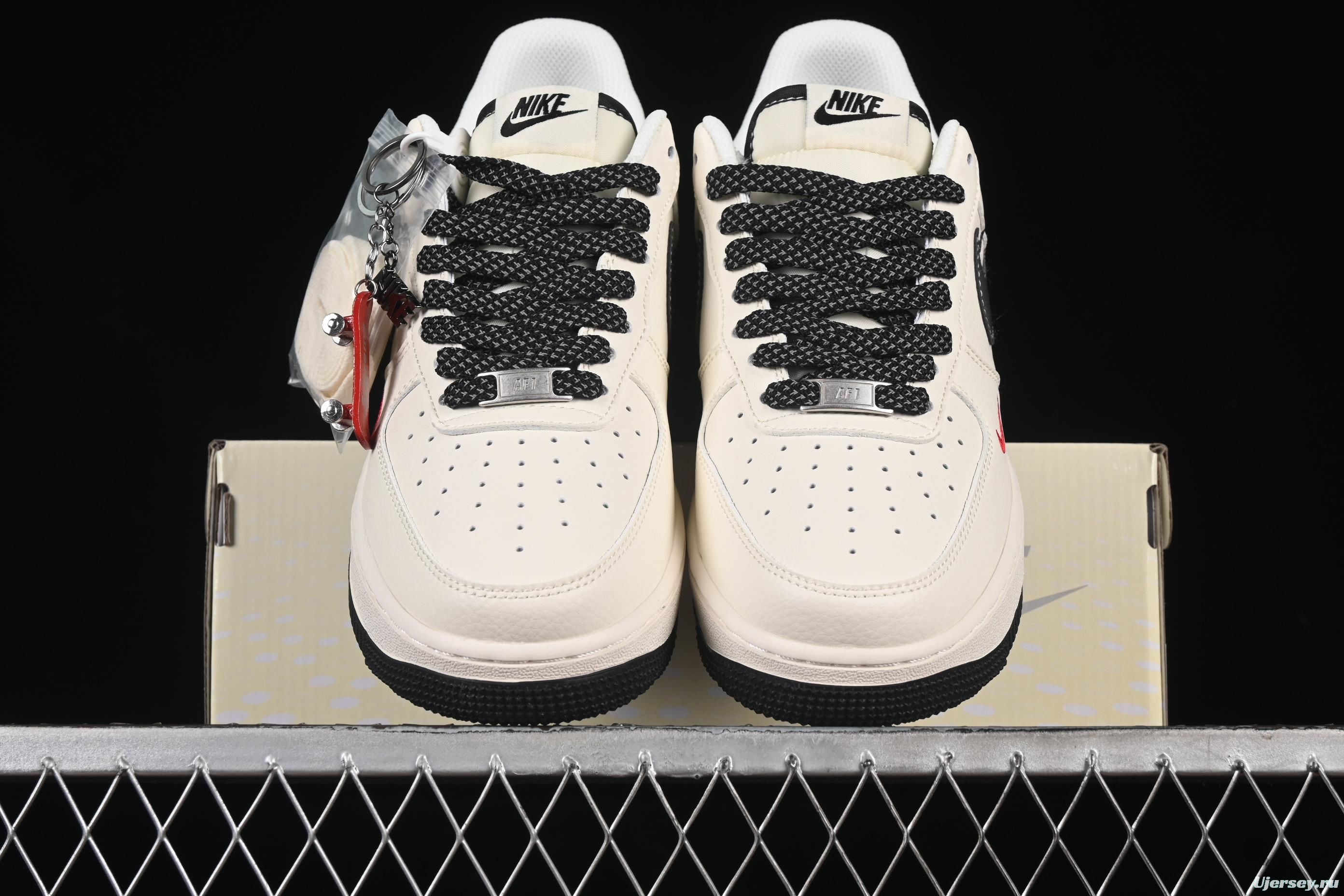 Nike Air Force 1 '07 Low Supreme Casual Sneakers with Full-Length Air Cushion - HH7518-038