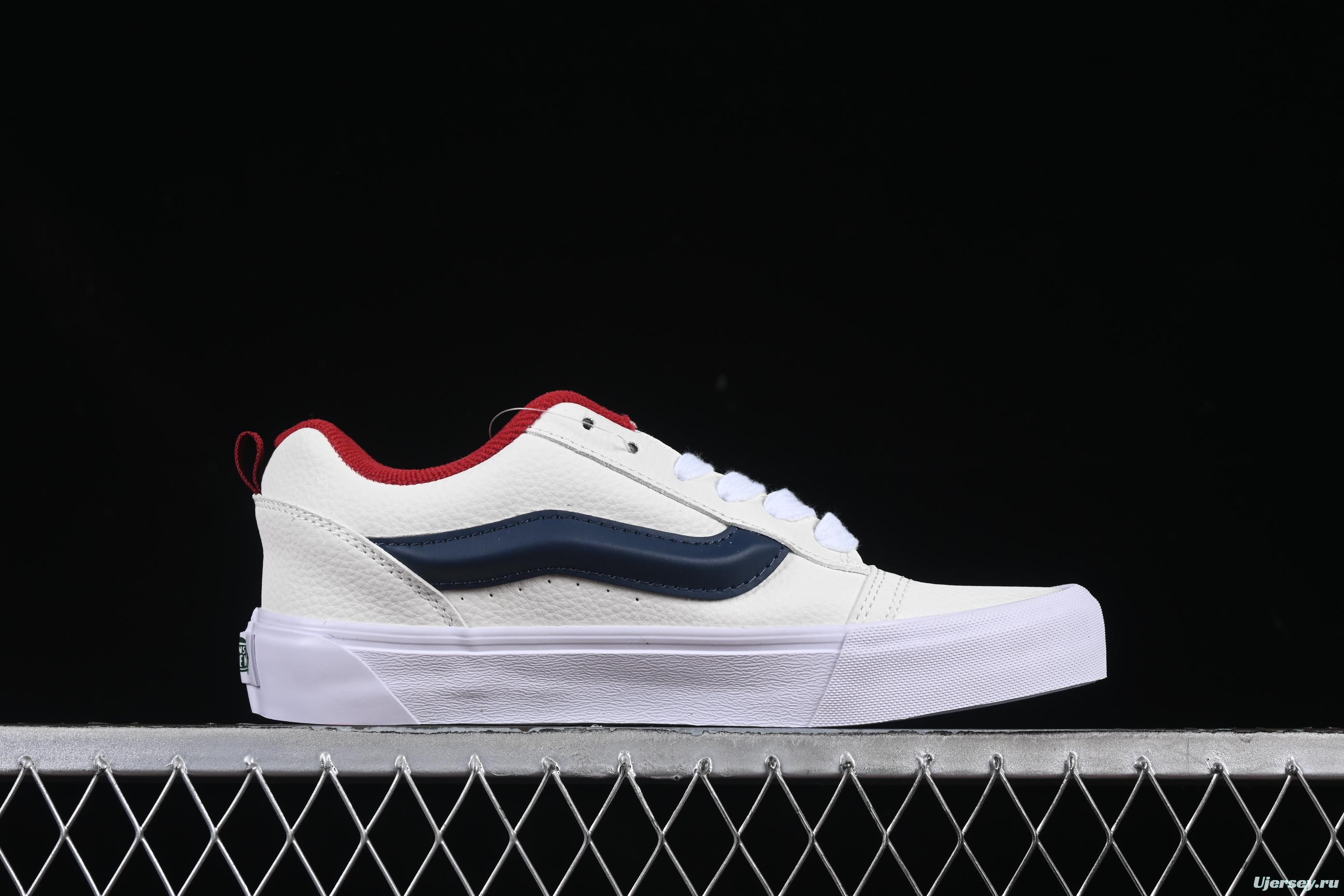Vans Knu Skool Low Top Retro Chunky Sneakers with Oversized Logo - VN0009QC377