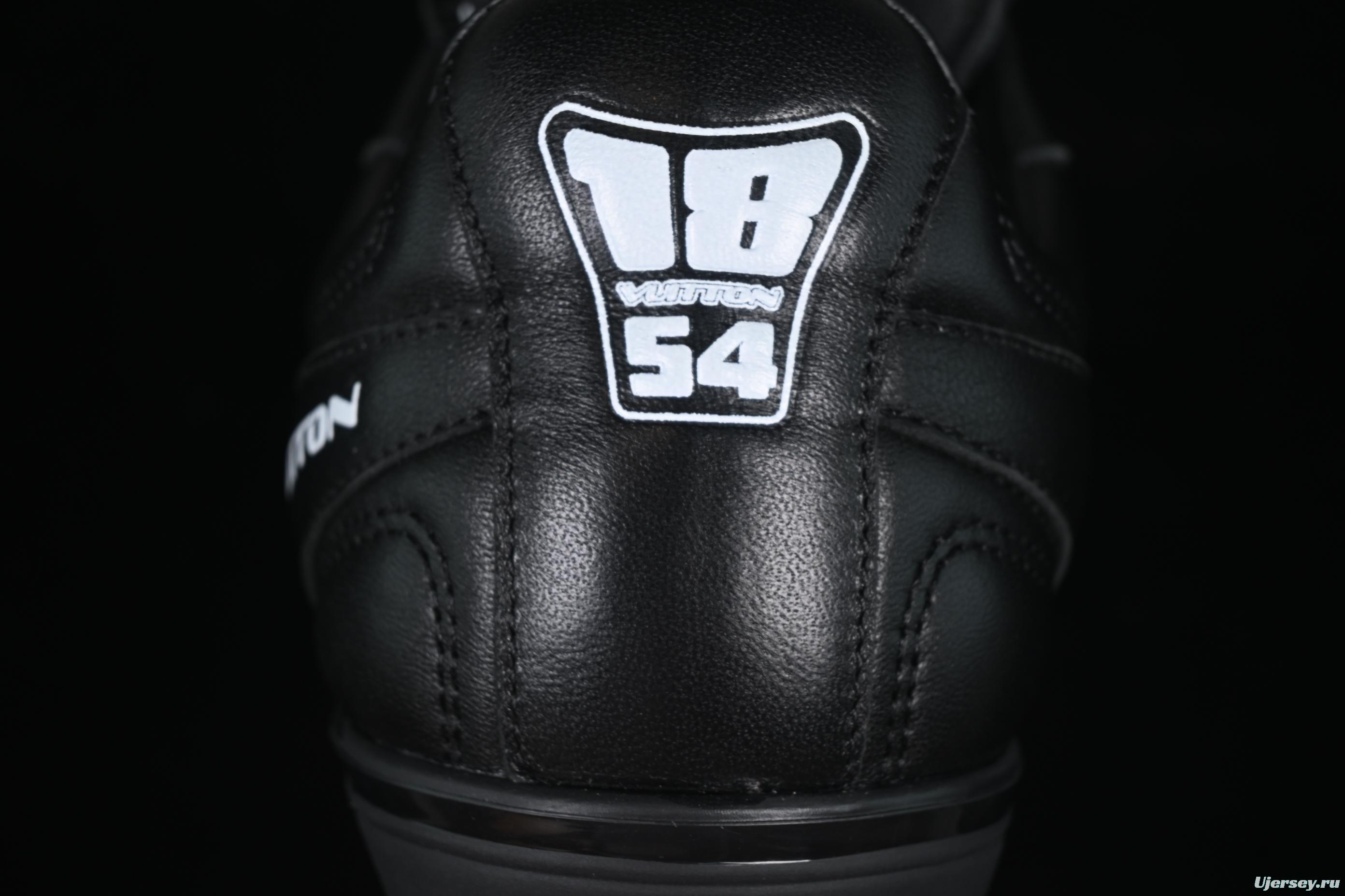 Louis Vuitton Footprint Soccer Low-Top Lifestyle Casual Shoes Round Toe Lace-Up - AJF6