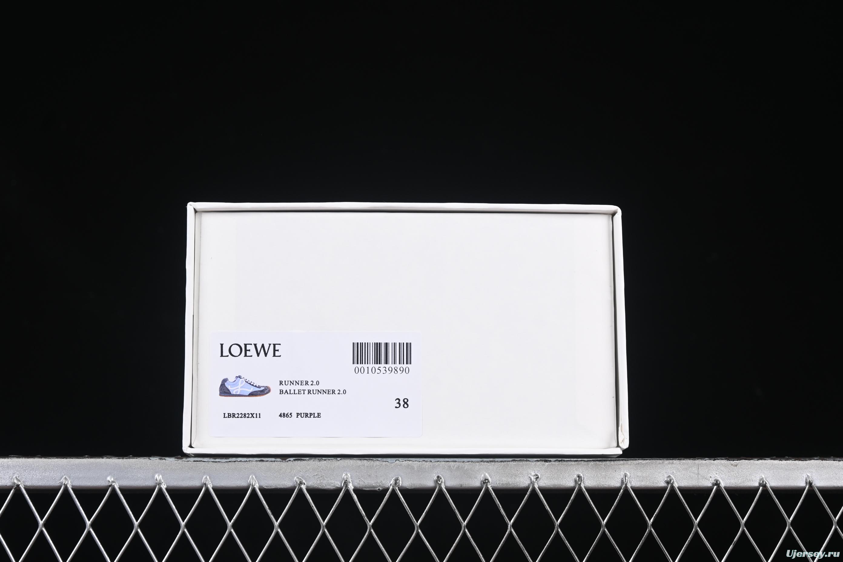 Loewe Ballet Runner 2.0 Sneakers Retro Style Lightweight Casual Shoes - PURPLE