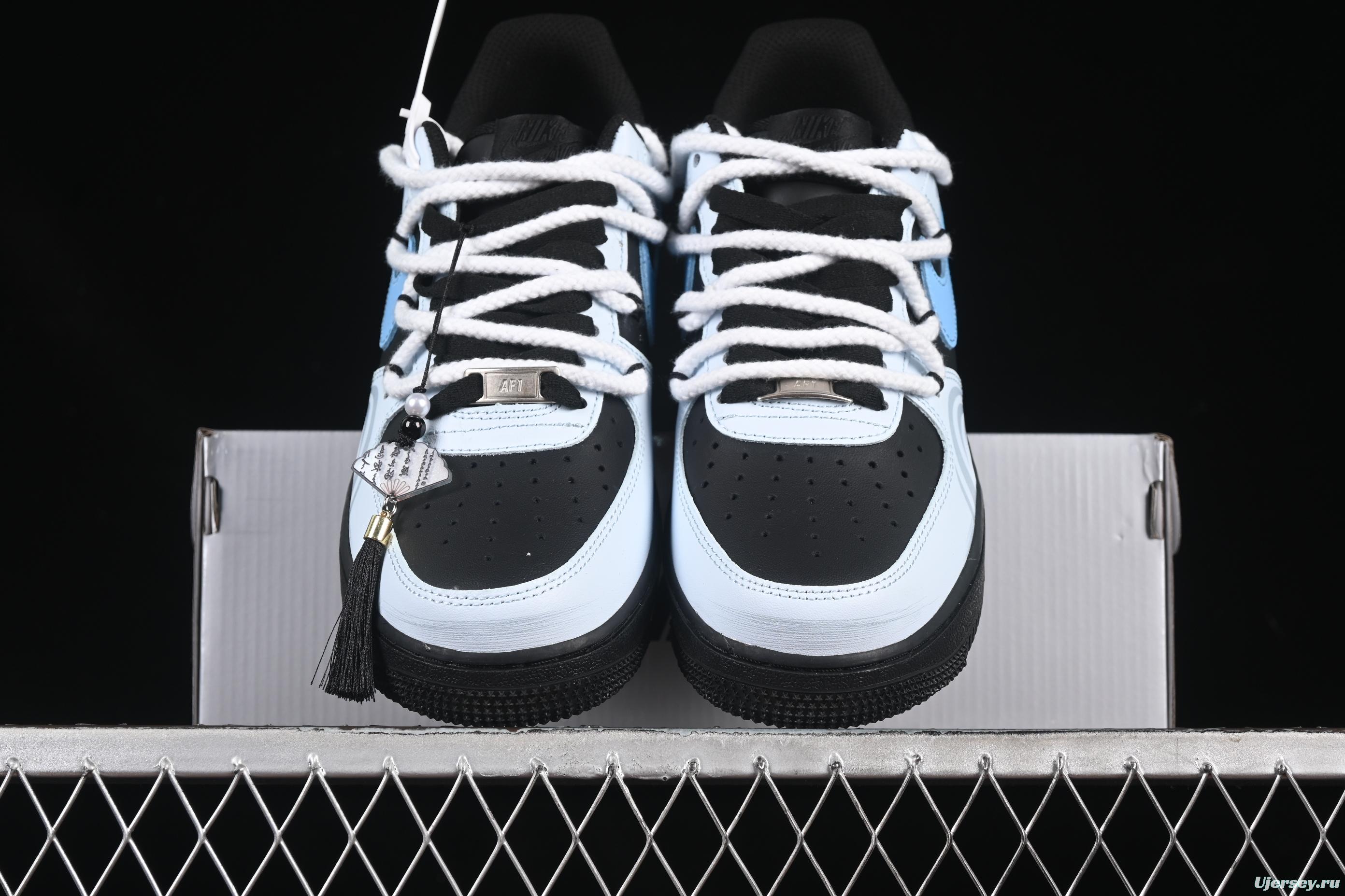 Nike Air Force 1 '07 Low Snake Print Casual Sneakers with Custom Leather - ZH0316-065