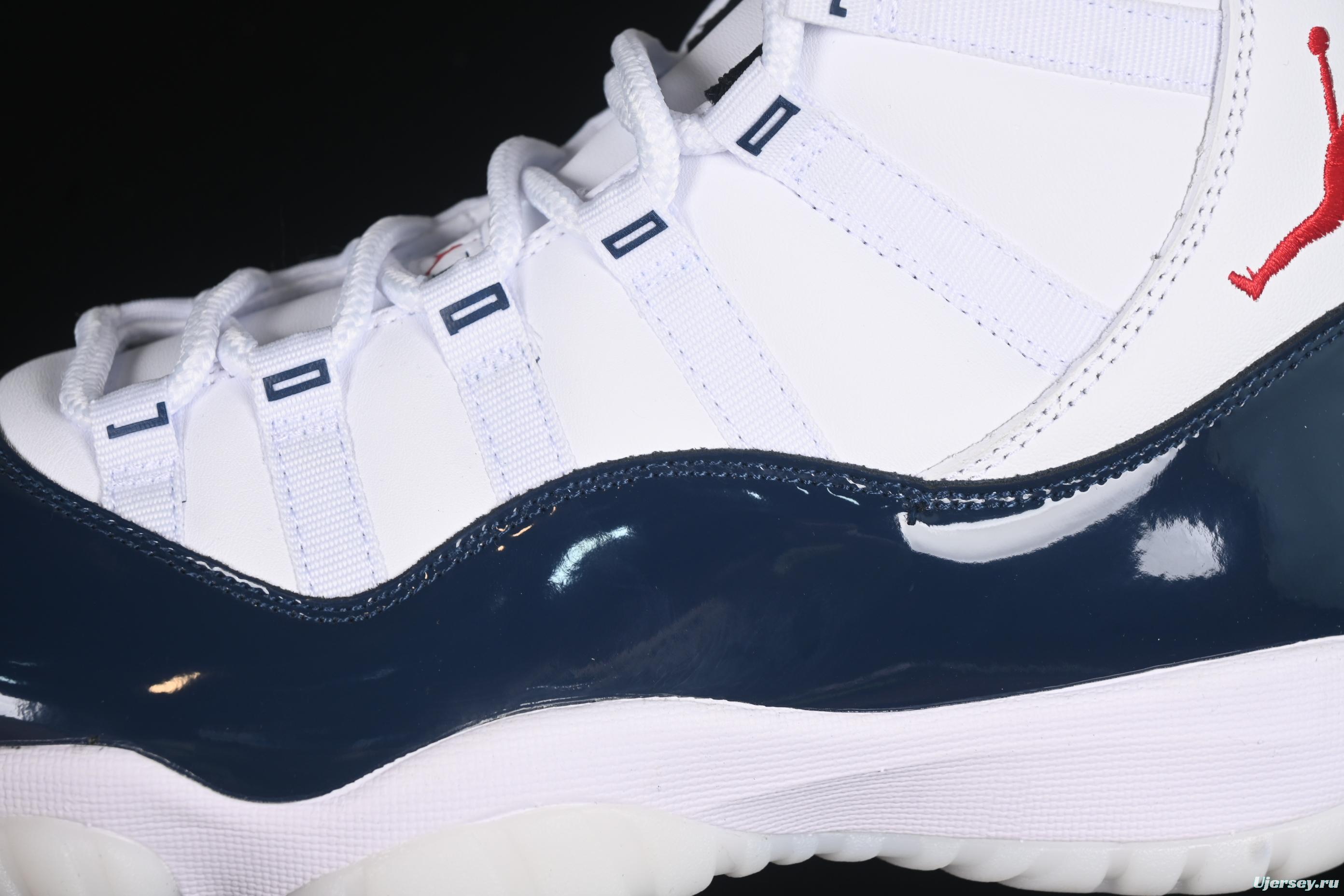 Nike Air Jordan 11 Retro Rare Air High Top Basketball Shoes Royal Blue - IH0296-400