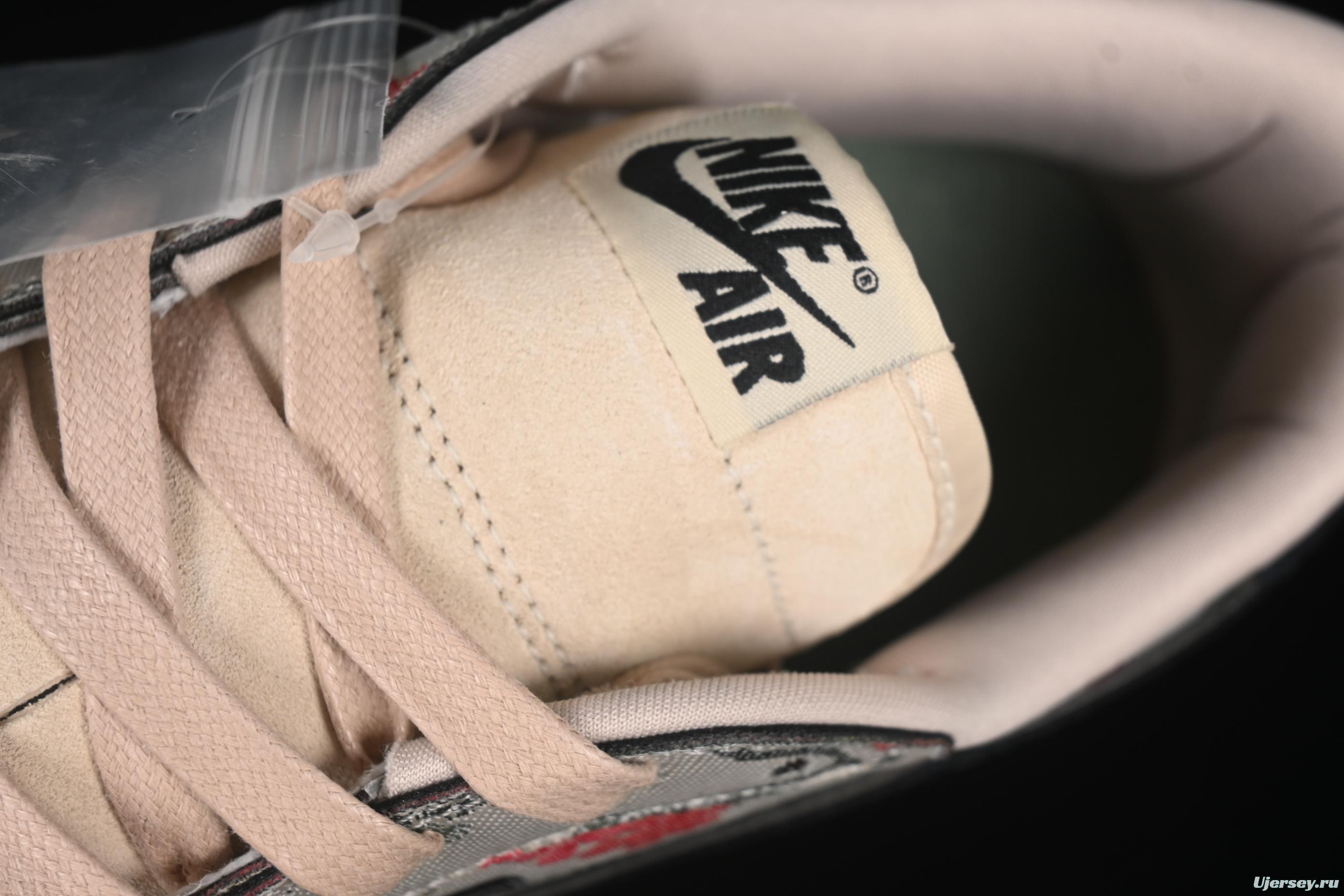 Nike Air Jordan 1 Low OG "Oatmeal" Rui Hachimura Collaboration Casual Sneakers - HV8293-100