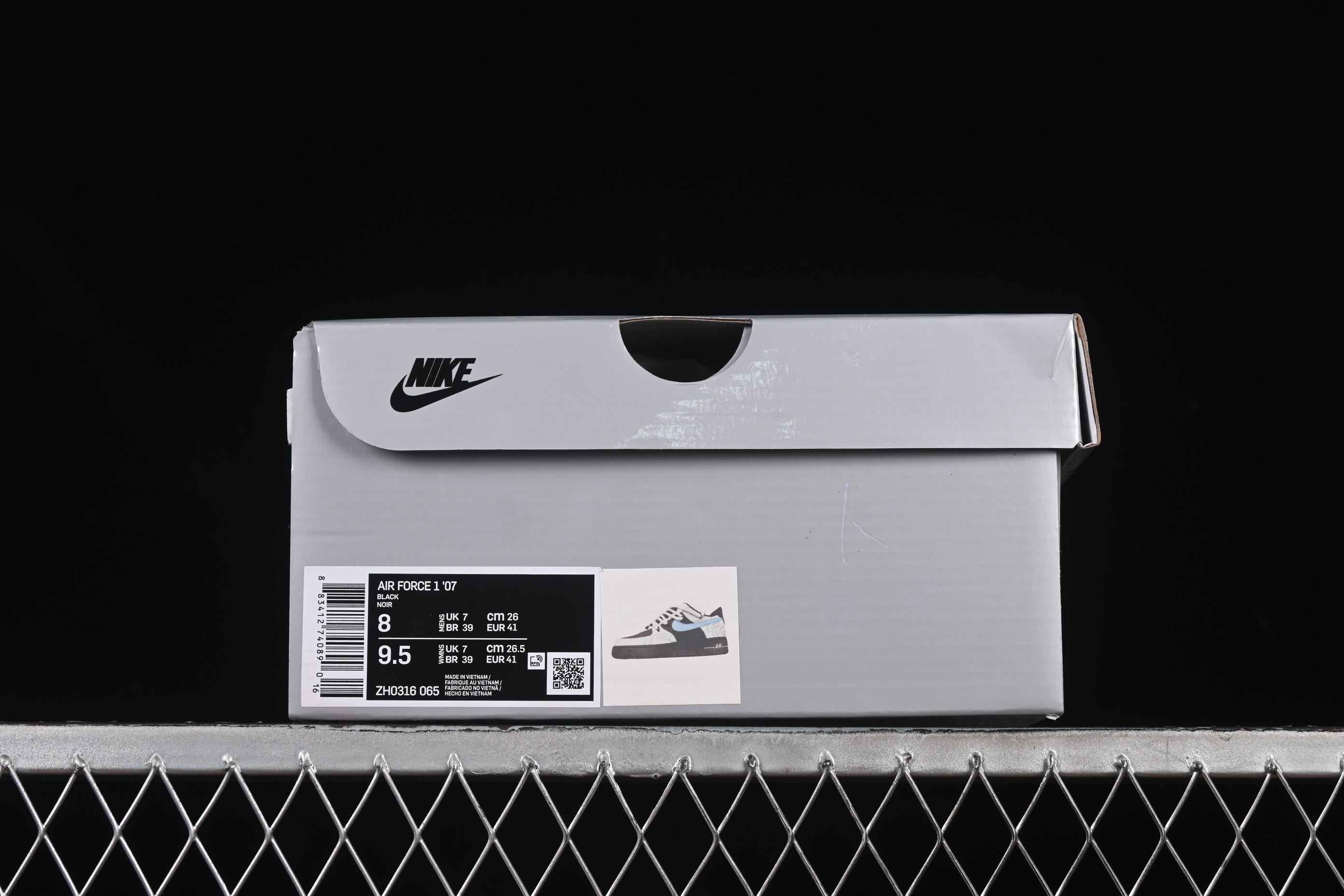 Nike Air Force 1 '07 Low Snake Print Casual Sneakers with Custom Leather - ZH0316-065
