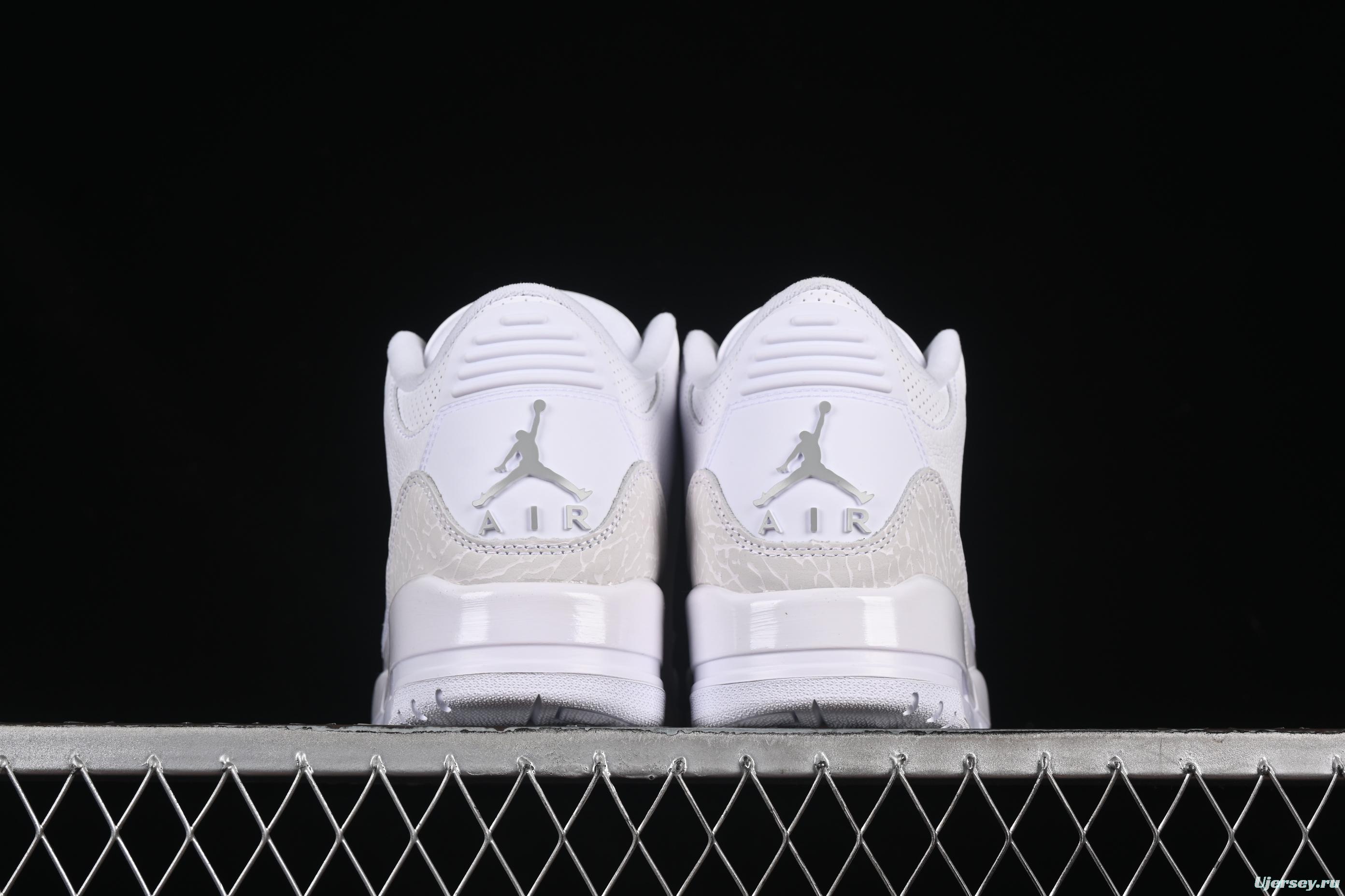 Nike Air Jordan 3 Retro "Pure Money" Basketball Shoes - CT8532-111