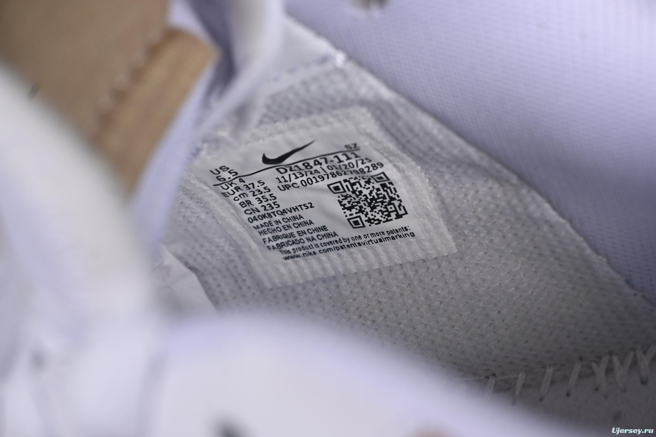 Nike Air Force 1 Shadow Low-Top Sneakers with Lightweight EVA Midsole and Anti-Slip RB Rubber Outsole - DZ1847-111