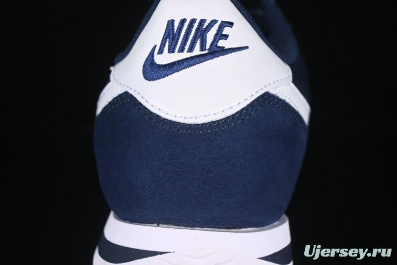 Nike Classic Cortez Leather Retro Running Shoes with Cushioned Sole - HF0263-400