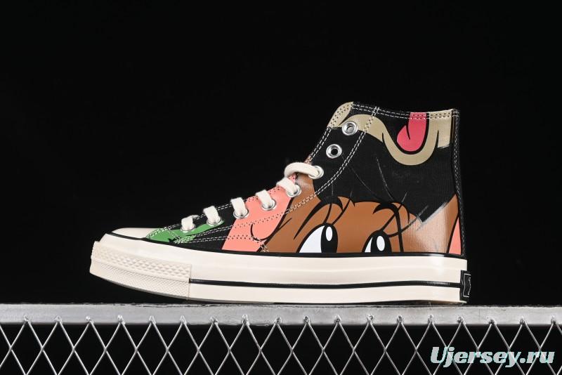 Converse Chuck Taylor All Star 1970s High Top Canvas Sneakers with Tom and Jerry Design - A15110C
