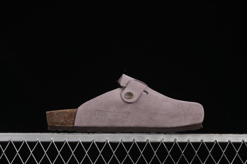 Birkenstock Arizona Soft Footbed Sandals with Suede Leather and Lambswool Lining - G.D4