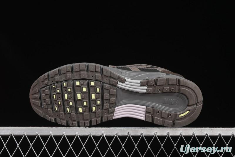 Nike P-6000 Prm Retro Casual Sneakers with Layered Design - CD6404-202