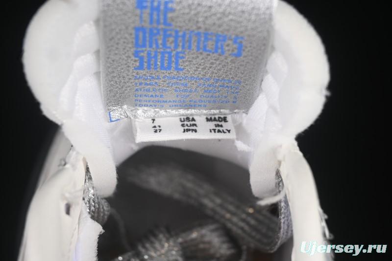 Golden Goose Marathon White Red Silver Comfortable Low-Top Lifestyle Sneakers - H8D4