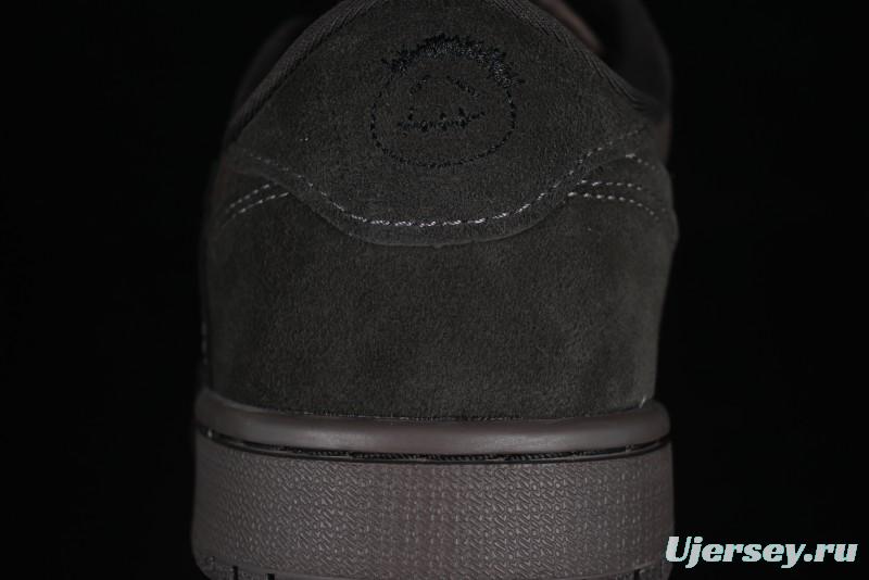 Nike Travis Scott x Air Jordan 1 Low OG AJ1 Reverse Swoosh Sneakers - DM7866-202