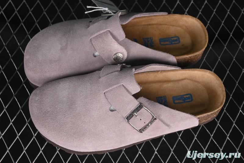 Birkenstock Arizona Soft Footbed Sandals with Suede Leather and Lambswool Lining - G.D4