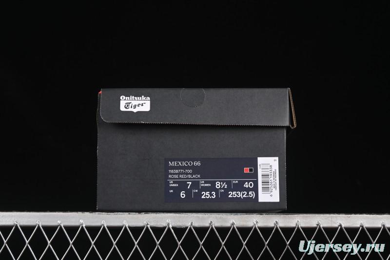 Onitsuka Tiger Mexico 66 Low-Top Leather Sneakers for Casual Running - 1183B771-700