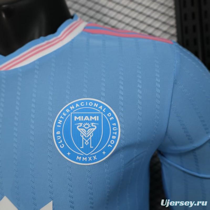 Player Version 25/26 Inter Miami Blue Third Long Sleeve Jersey