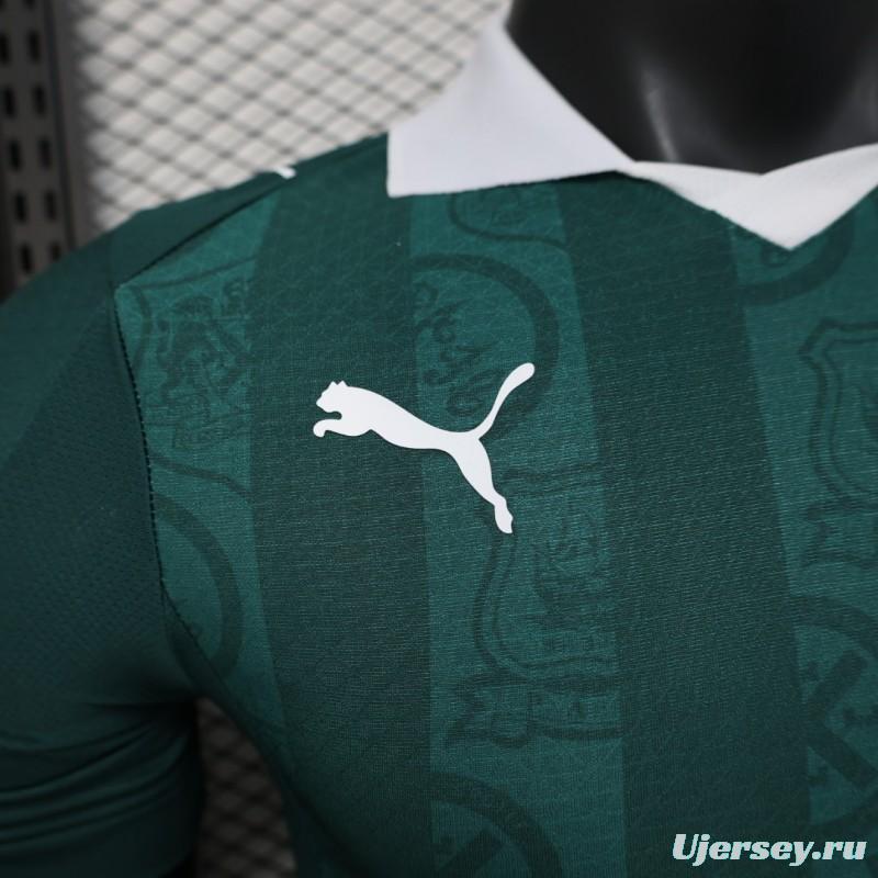 Player Version 25/26 Plymouth Home Jersey Argyle Green with Puma Logo Design