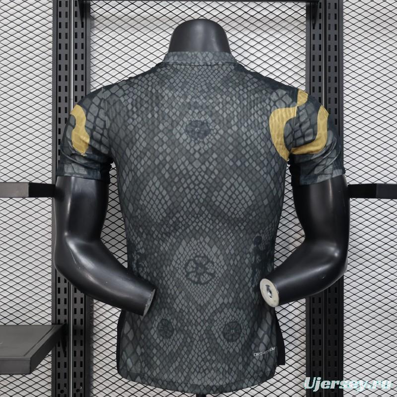 Player Version 25/26 Chelsea Bingx Black with Snake Pattern Design Jersey