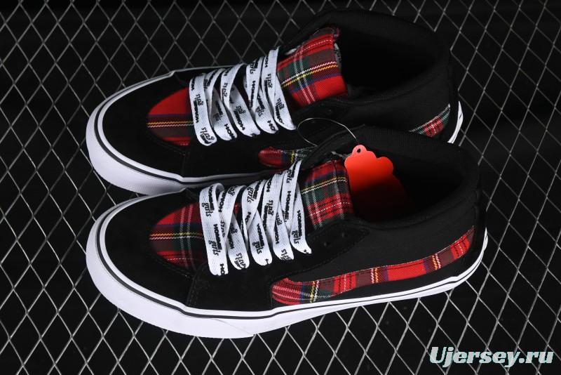 Vans Sk8-Mid Anaheim Collection Scottish Plaid Casual Low-Top Canvas Shoes - VN0A4UWIVNE
