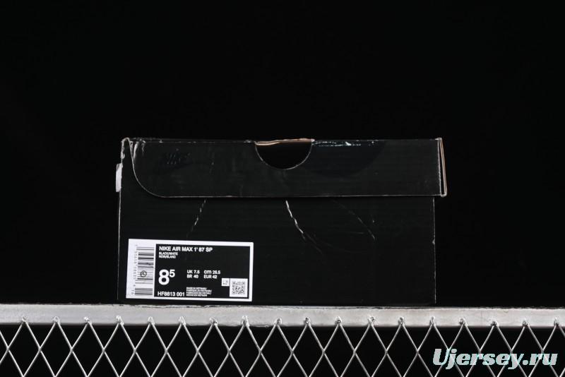 Nike Air Max 1 Retro Running Shoes with Half-Sole Air Cushion - HF8813-001