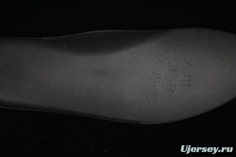 Nike Air Jordan 11 Retro CT8012-003 Basketball Shoes in Black & Guacamole Green