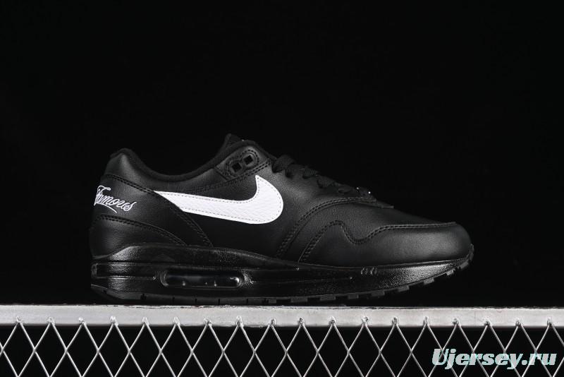 Nike Air Max 1 Retro Running Shoes with Half-Sole Air Cushion - HF8813-001