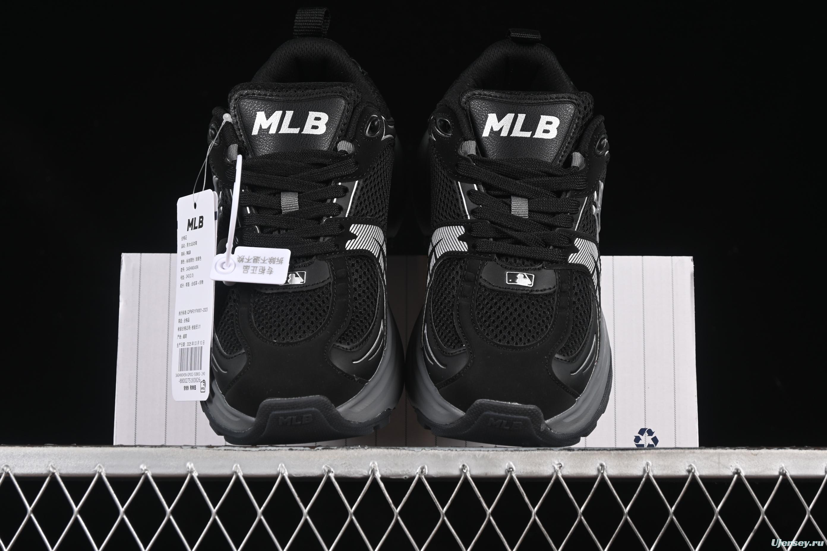 New York Yankees MLB XLG Chunky Breathable Casual Sneakers - 3ASHW045N50BKS