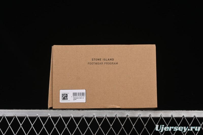 Stone Island Grime Panelled Low-Top Lifestyle Sneakers - 79FWS0303