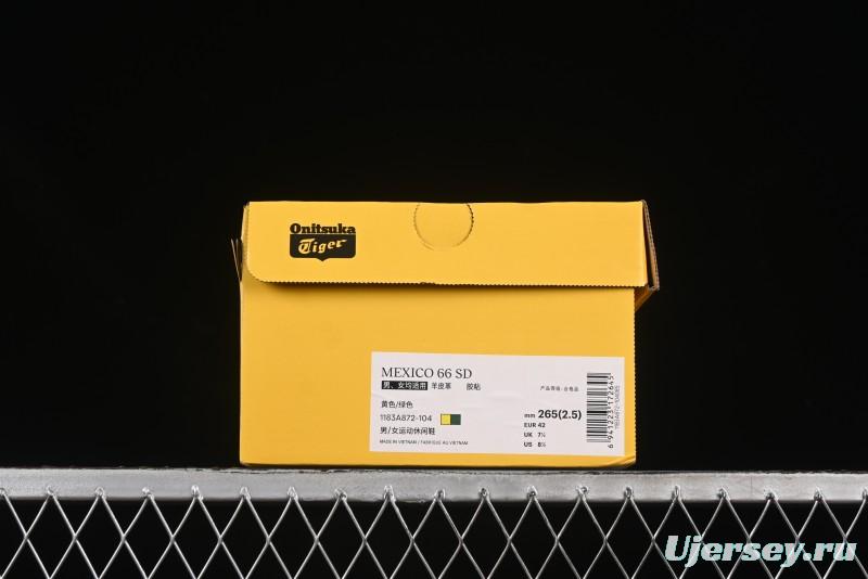 Onitsuka Tiger Mexico 66 SD Low-Top Leather Casual Running Shoes - 1183A872-104