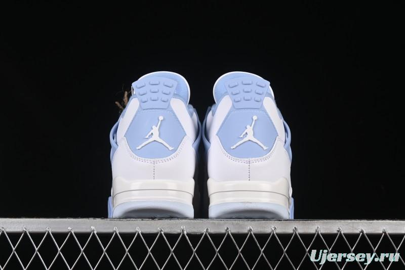 Nike Air Jordan 4 Retro "Forget Me Not" Mothers Day Sneakers with Floral Accents - HV0823-100