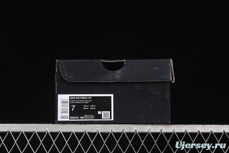 Nike Air Force 1'07 Low Snake Year Themed Casual Sneakers with Full-Length Air Cushion - DX2678-100