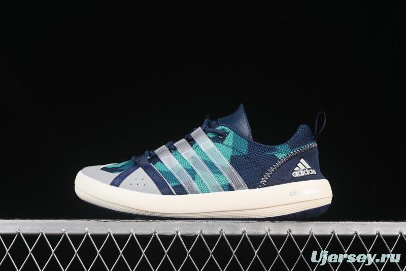 Adidas Climacool Boat Lace Graphic Breathable Cushion Casual Shoes - BA8396