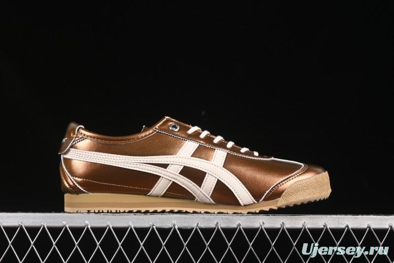Onitsuka Tiger Mexico 66 SD Low-Top Leather Sneakers for Casual Running - 1183C468-200