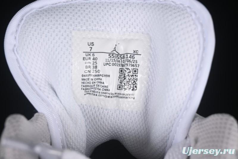 Nike Air Jordan 1 Low AJ1 Casual Sneakers with Blue Swoosh - 553558-146