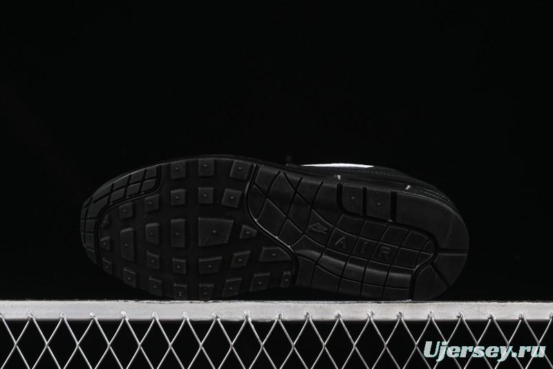 Nike Air Max 1 Retro Running Shoes with Half-Sole Air Cushion - HF8813-001