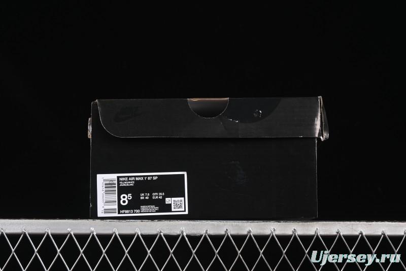 Nike Air Max 1 Retro Running Shoes with Half-Sole Air Cushion - HF8813-700