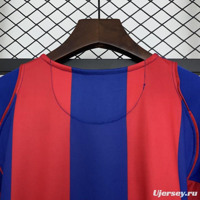 04/05 Retro Barcelona Home Jersey