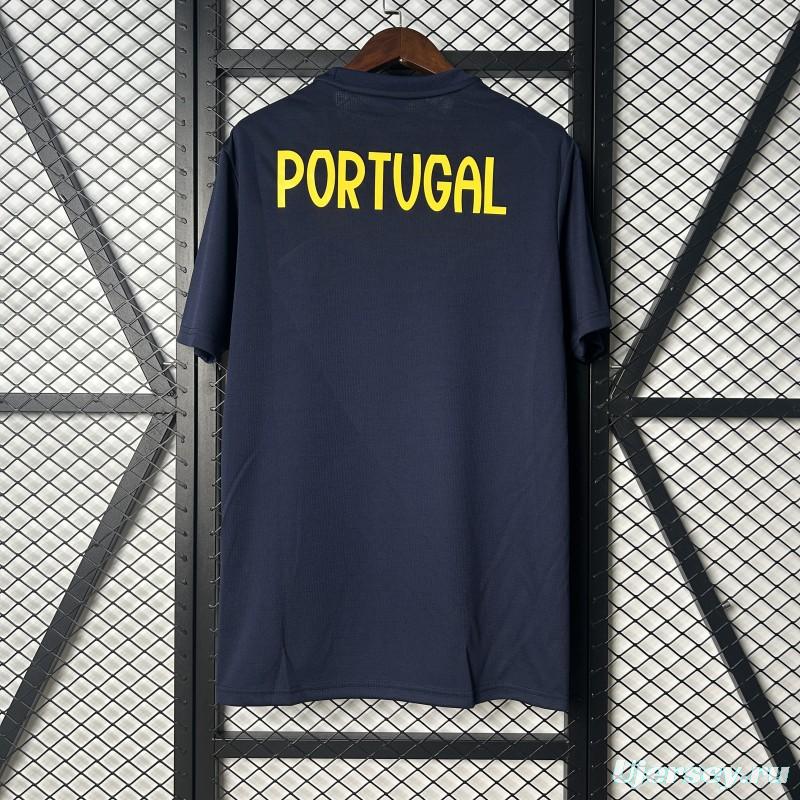 2025 Portugal Navy Pre-Match Jersey